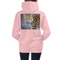 Premium Hoodie - BACK Print: Blue Eyed Leopard