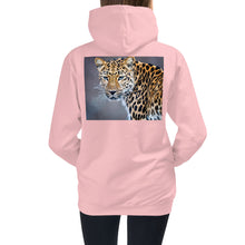 Load image into Gallery viewer, Premium Hoodie - BACK Print: Blue Eyed Leopard
