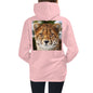 Premium Hoodie - BACK Print: Cheetah Stare