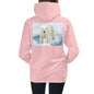 Premium Hoodie - BACK Print: Polar Bear on Ice
