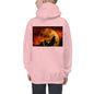 Premium Hoodie - BACK Print: Howling in the Orange Moonlight