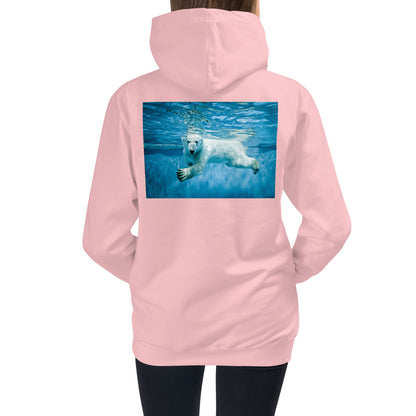 Premium Hoodie - BACK Print: Polar Paddle