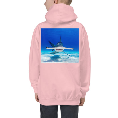Premium Hoodie - BACK Print: Hammerhead Dead Ahead