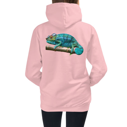 Premium Hoodie - BACK Print: Turquoise Panther