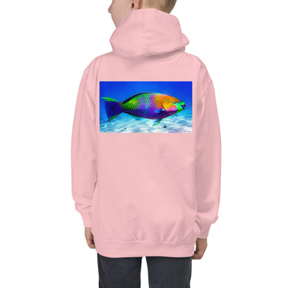 Premium Hoodie - BACK Print: Parrot Fish