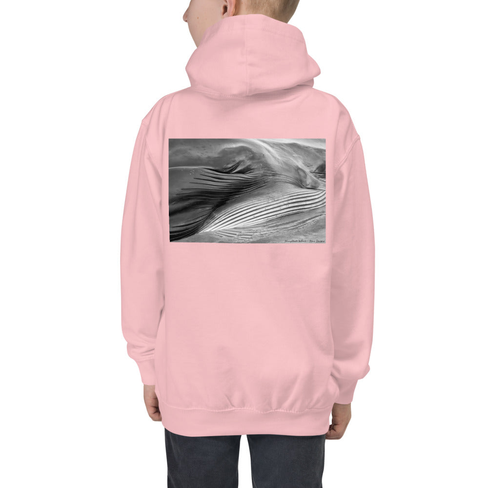 Premium Hoodie - BACK Print: Eye of a Whale