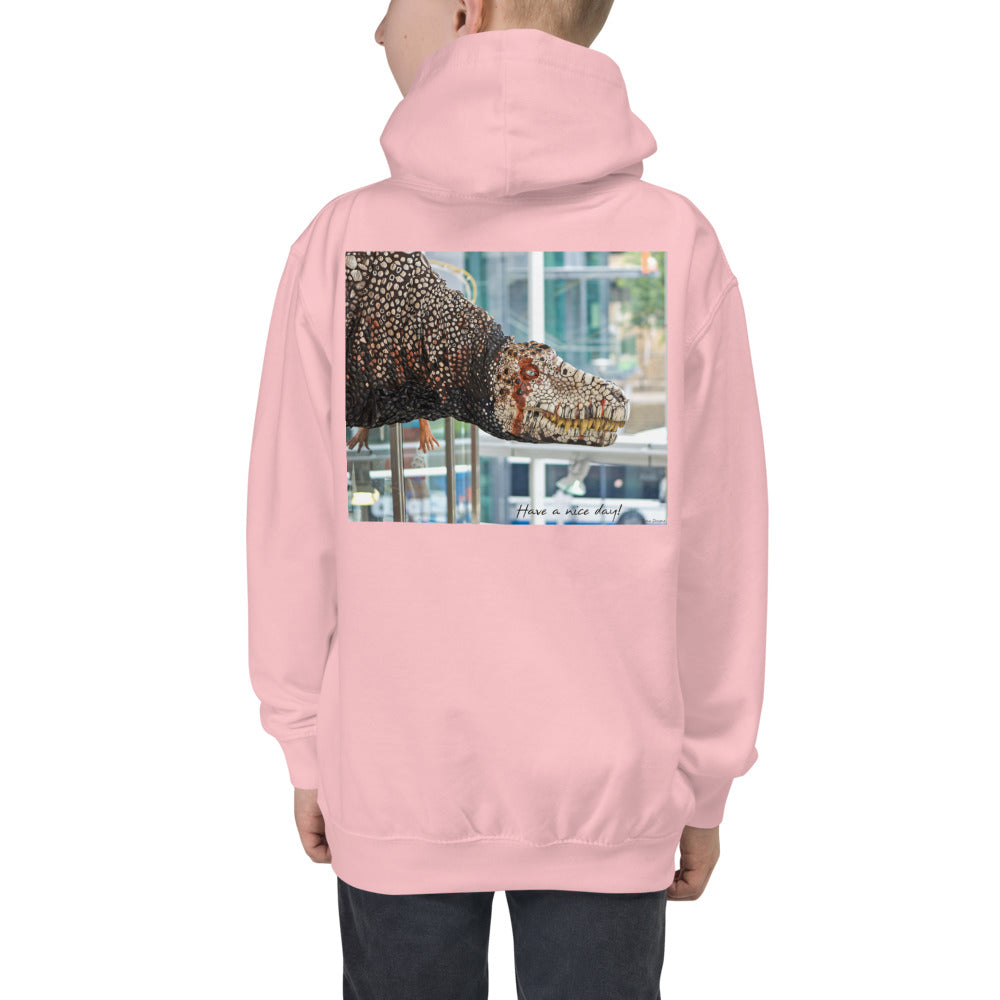 Premium Hoodie - BACK Print: Have a Nice Day!