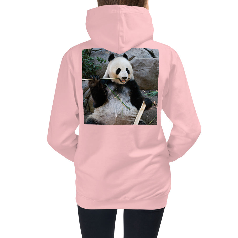 Premium Hoodie - BACK Print: Bamboo Panda