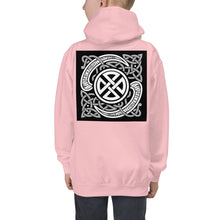 Load image into Gallery viewer, Premium Hoodie - BACK Print: Celtic Knot &amp; Norse Runes
