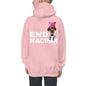 Premium Hoodie - BACK Print: END RACISM