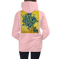 Premium Hoodie - BACK Print: van Gogh: Irises in a Vase