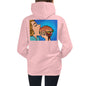 Premium Hoodie - BACK Print: Hamburger Feast