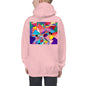 Premium Hoodie - BACK Print: Abstract Triangles
