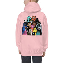 Load image into Gallery viewer, Premium Youth Hoodie - Print on the BACK - A Band of Bears
