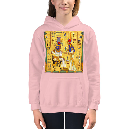 Premium Hoodie - FRONT Print: Egyptian Royal Couple