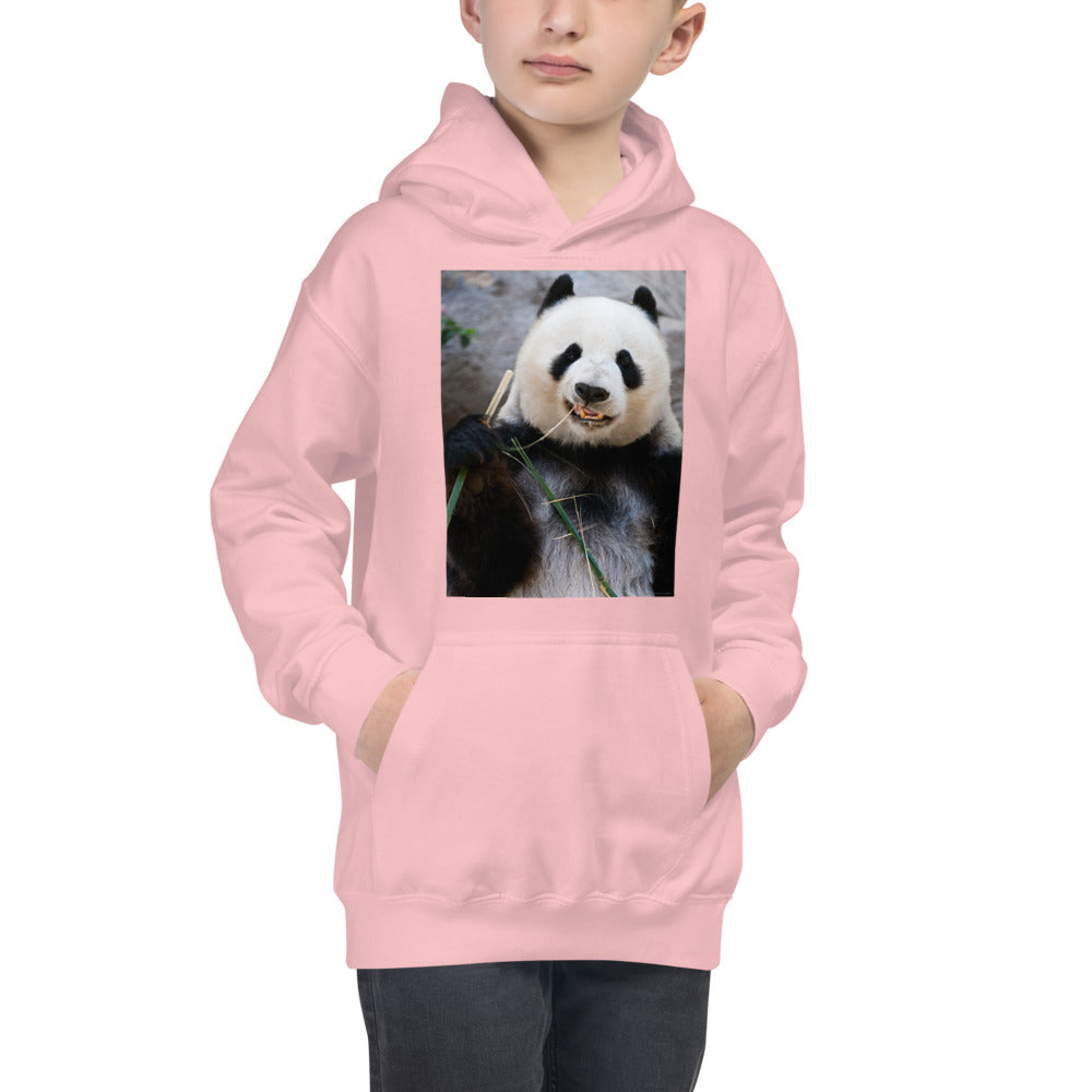 Premium Hoodie - FRONT Print: Happy Panda