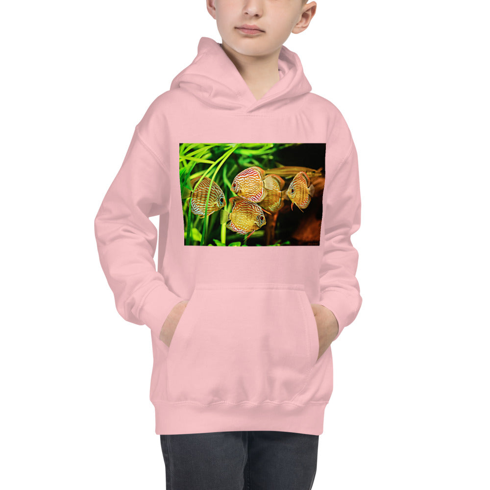 Premium Hoodie - FRONT Print: Amazon Discus