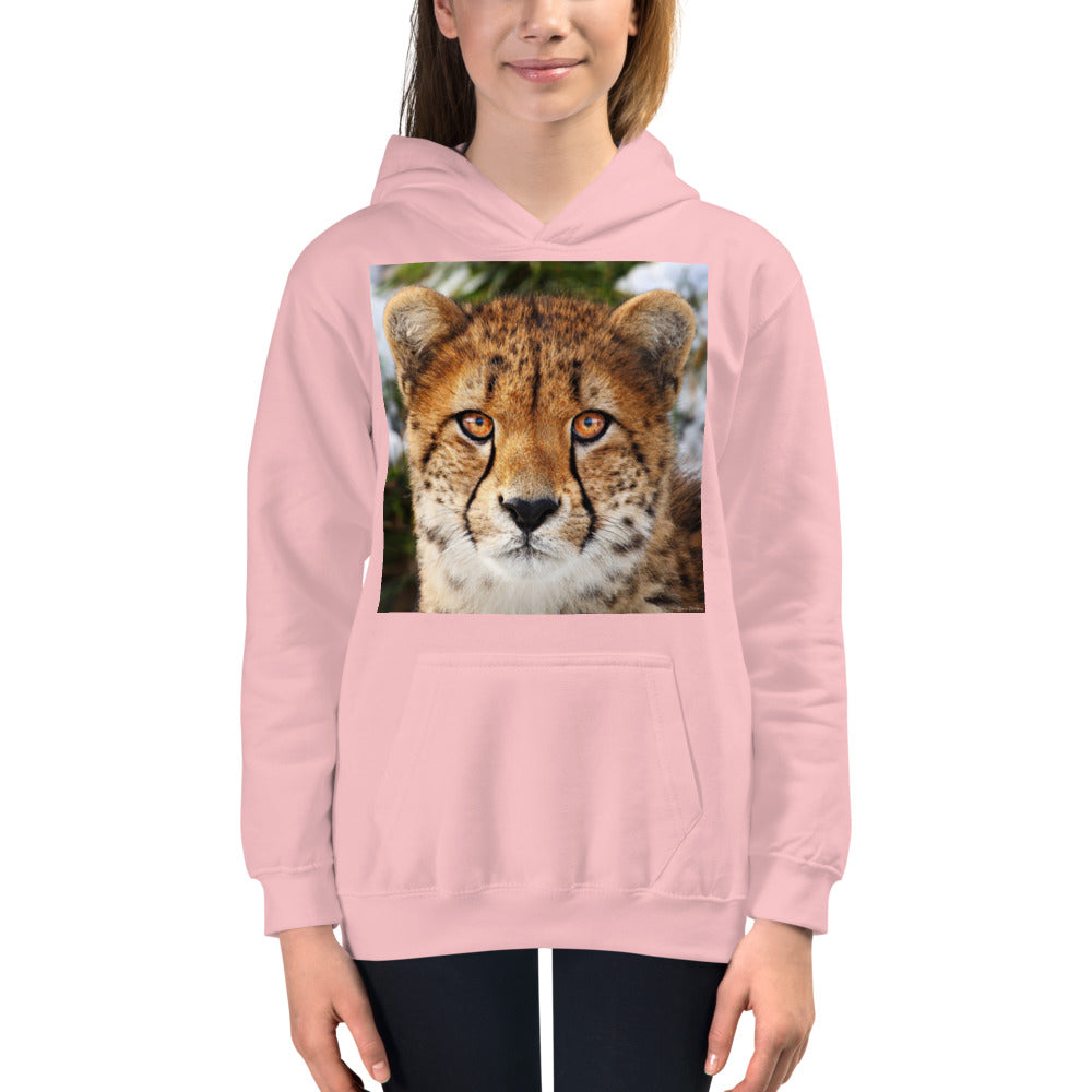 Premium Hoodie - FRONT Print: Cheetah Stare