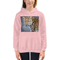 Premium Hoodie - FRONT Print: Blue Eyed Leopard