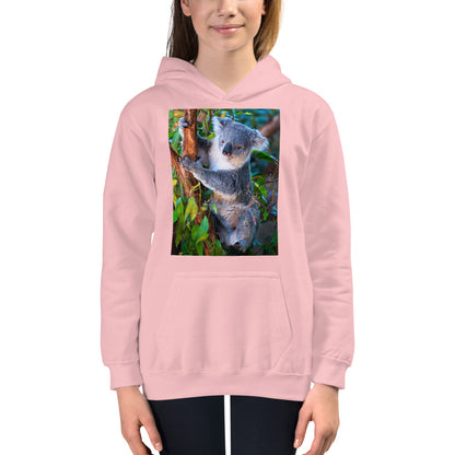 Premium Hoodie - FRONT Print: Koala in a Tree