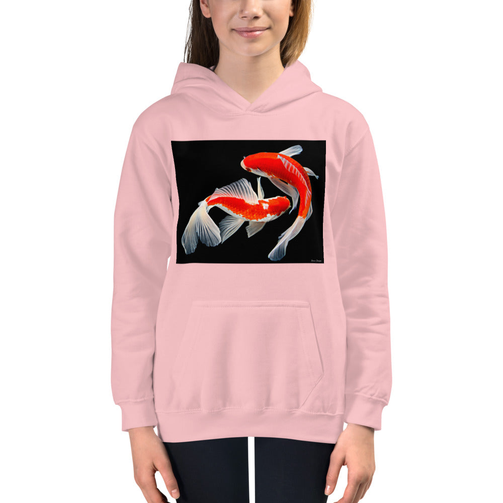 Premium Hoodie - FRONT Print: Two Koi