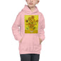 Premium Hoodie - FRONT Print: 12 Sunflowers in a Vase