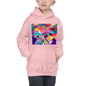 Premium Hoodie - FRONT Print: Abstract Triangles