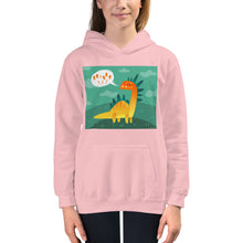 Load image into Gallery viewer, Premium Hoodie - FRONT Print: Dino Roar!
