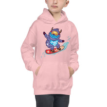 Load image into Gallery viewer, Premium Youth Hoodie - Yeti Shredding it!
