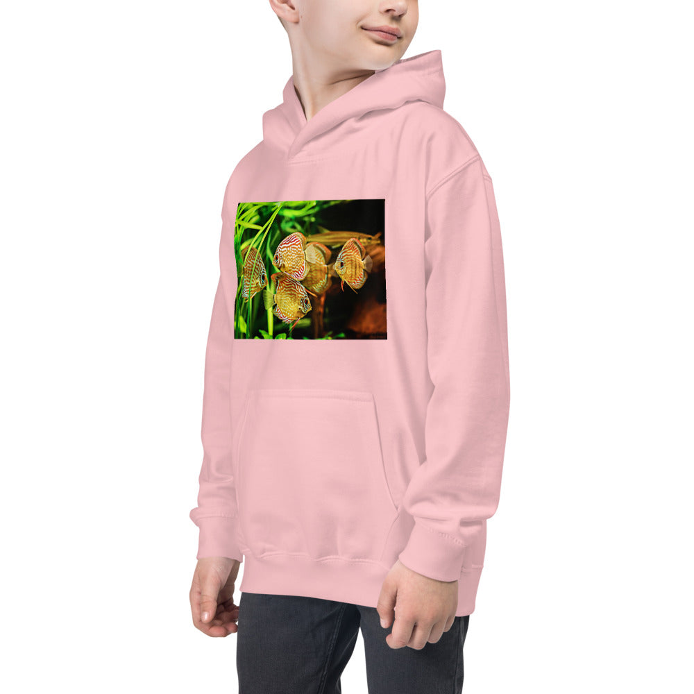 Premium Hoodie - FRONT Print: Amazon Discus