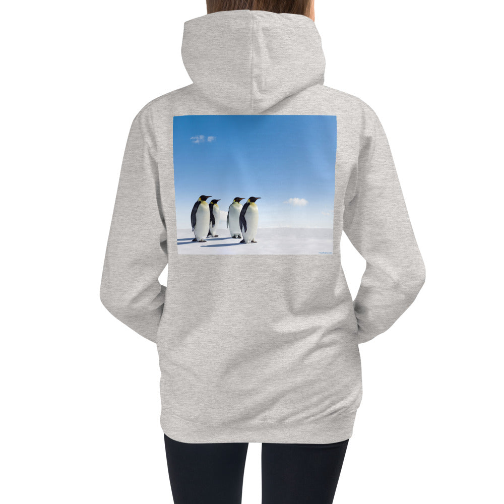 Premium Hoodie - BACK Print: The Penguins