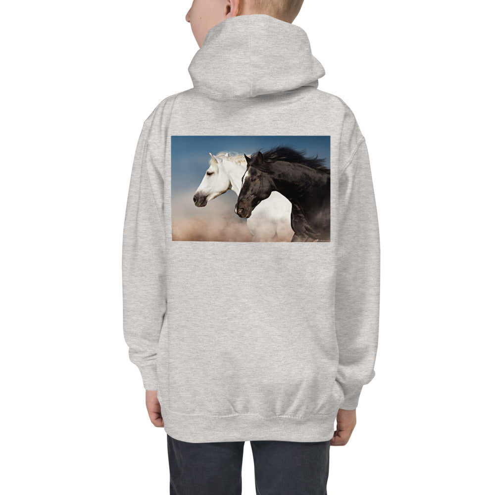 Premium Hoodie - BACK Print: Born Free