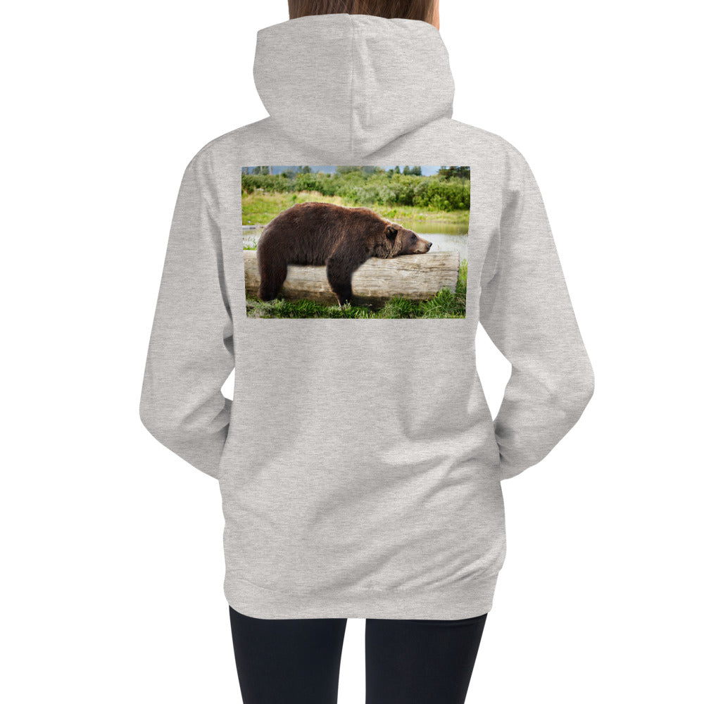 Premium Hoodie - BACK Print: Bump on a Log