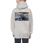 Premium Hoodie - BACK Print: Galapagos Blue Marine Iguana
