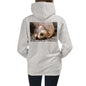 Premium Hoodie - BACK Print: Snoring Sound