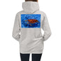 Premium Hoodie - BACK Print: Sea Turtle in Blue Water