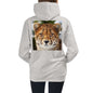 Premium Hoodie - BACK Print: Cheetah Stare