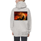 Premium Hoodie - BACK Print: Howling in the Orange Moonlight