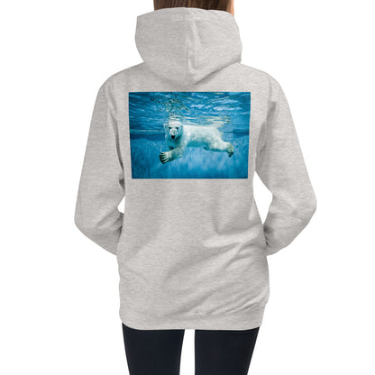 Premium Hoodie - BACK Print: Polar Paddle