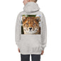 Premium Hoodie - BACK Print: Cheetah Stare