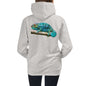 Premium Hoodie - BACK Print: Turquoise Panther