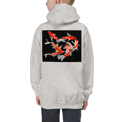Premium Hoodie - BACK Print: Six Koi