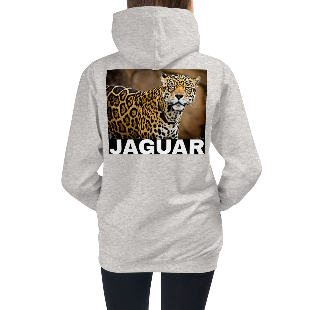 Premium Hoodie - BACK Print: Jaguar