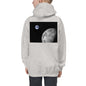 Premium Hoodie - BACK Print: NASA Photo: Earth & Moon from Space