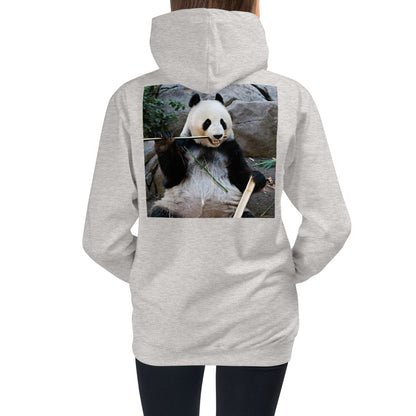 Premium Hoodie - BACK Print: Bamboo Panda