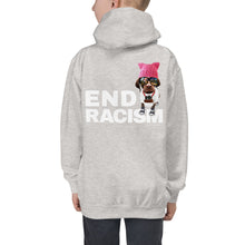 Load image into Gallery viewer, Premium Hoodie - BACK Print: END RACISM
