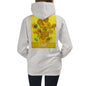 Premium Hoodie - BACK Print: 12 Sunflowers in a Vase
