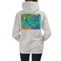Premium Hoodie - BACK Print: van Gogh: Irises