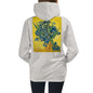 Premium Hoodie - BACK Print: van Gogh: Irises in a Vase