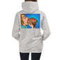 Premium Hoodie - BACK Print: Hamburger Feast